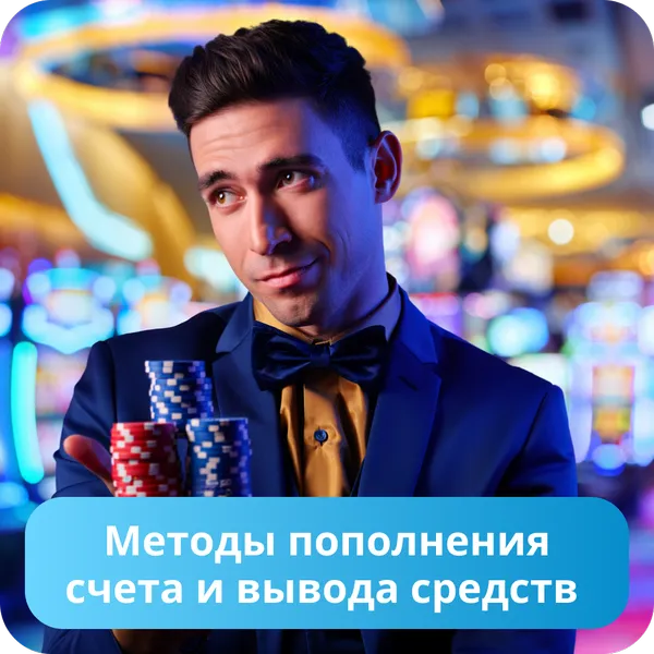 Методы пополнения счета и вывода средств